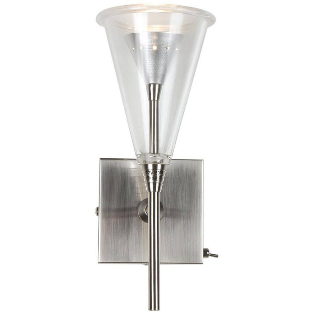 Netlighting Wall Light Satin Nickel in Grey
