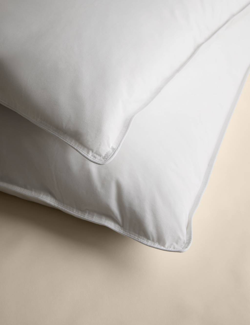 M&S 2 Pack Duck Feather & Down Soft Pillows White