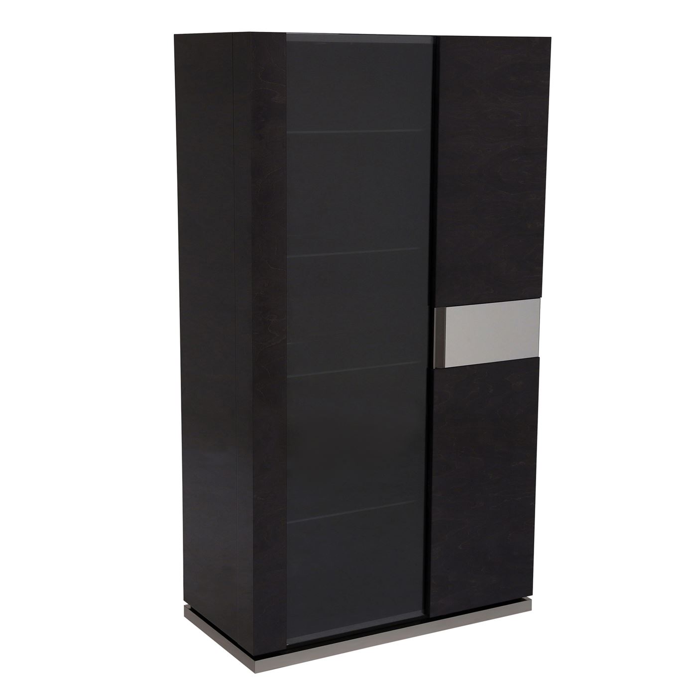 Carvelle 2 Door Cabinet, Dark Velvet Birch