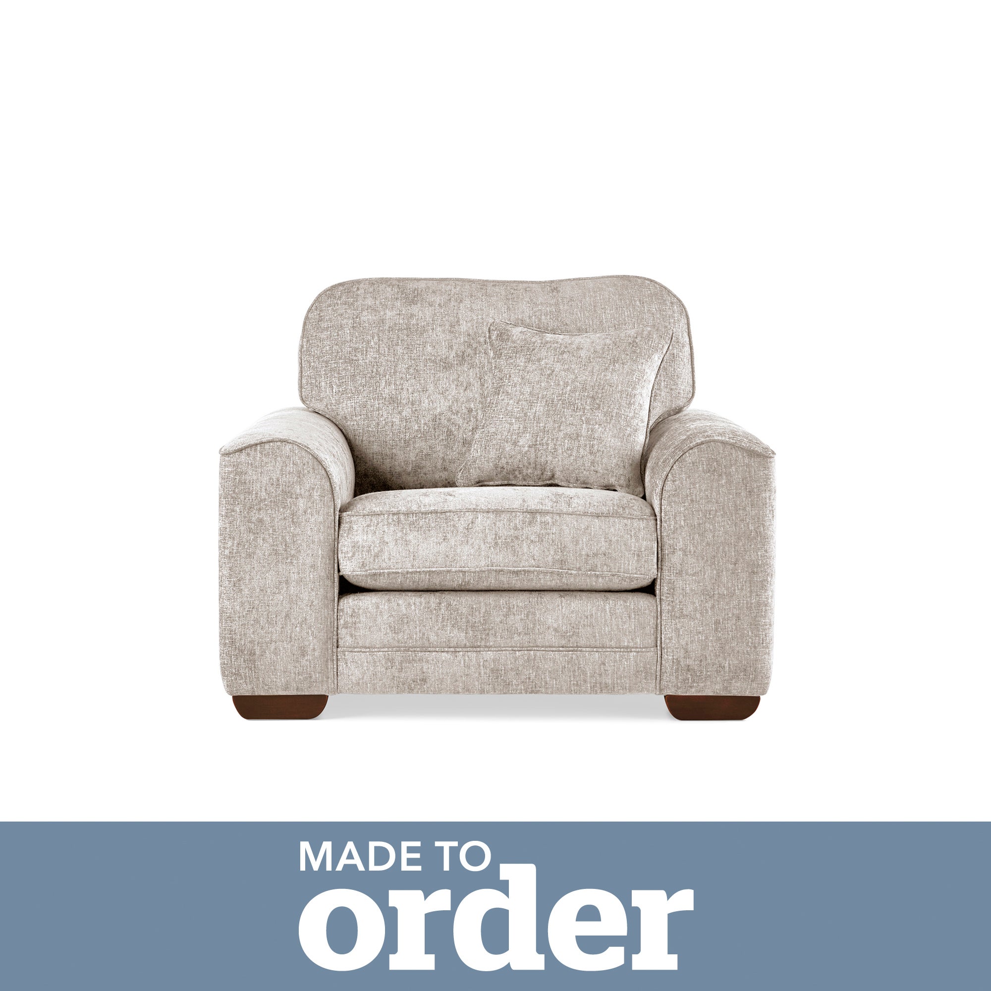 Morello Armchair Luxury Chenille Beige