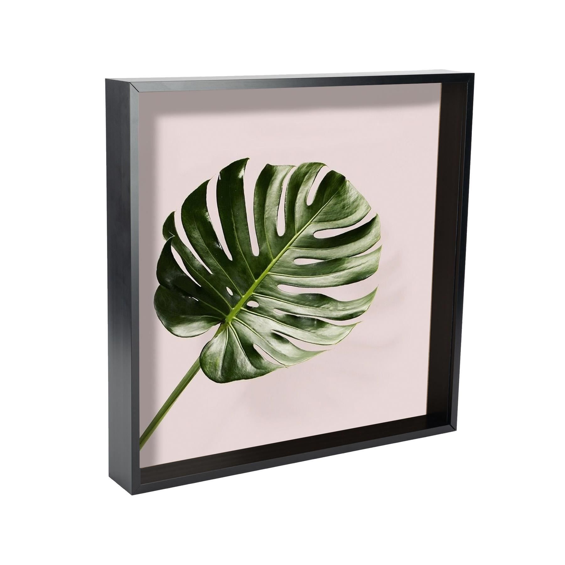 Nicola Spring 3D Deep Box Photo Frame - 16 x 16" - Pack of 1 in Black