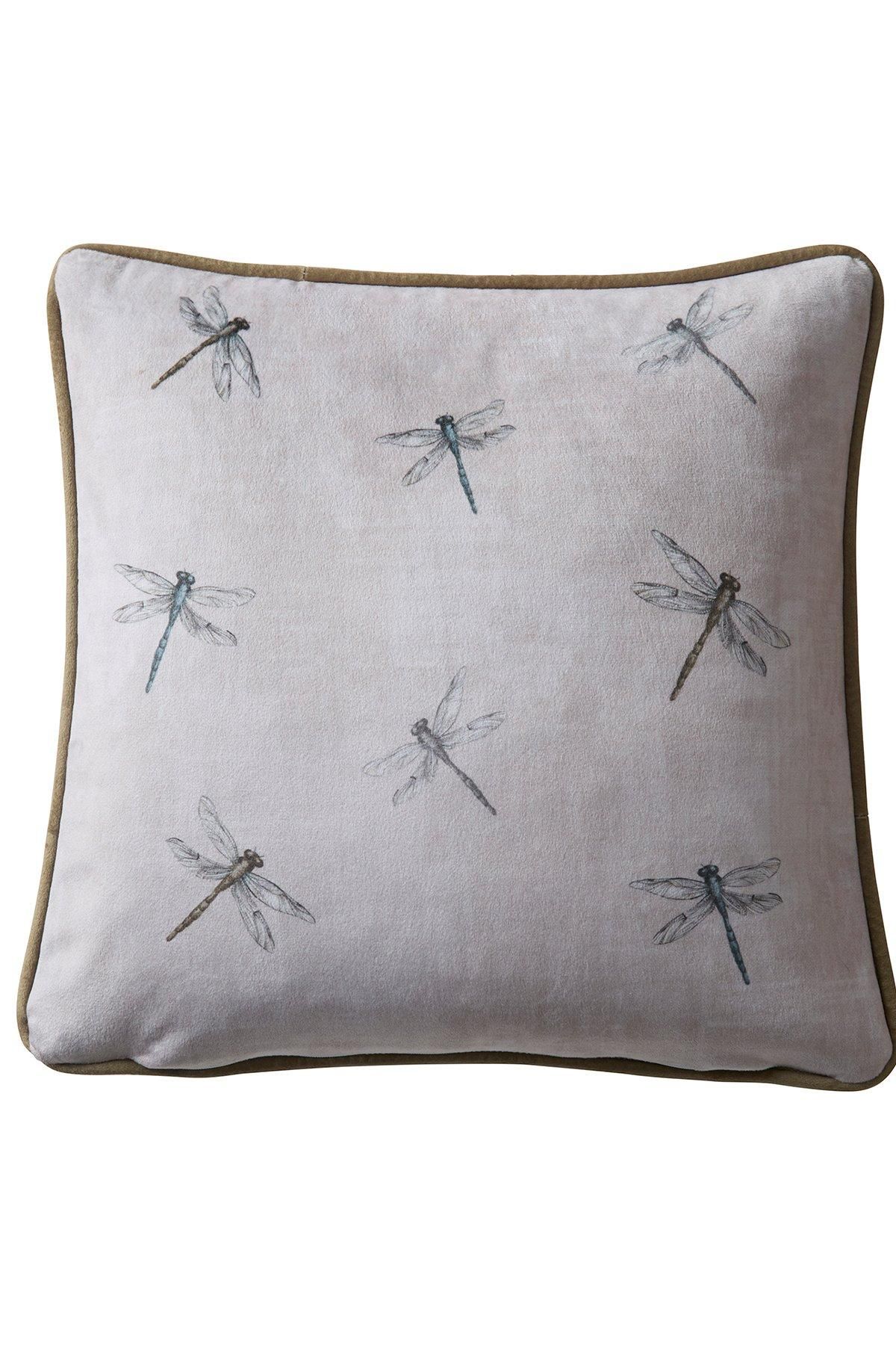 Appletree 'Fiorella' Floral Velvet Filled Cushion in Wine 3
