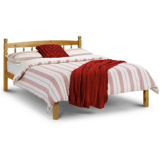 Emmi Wooden Small Double Bed In Oak