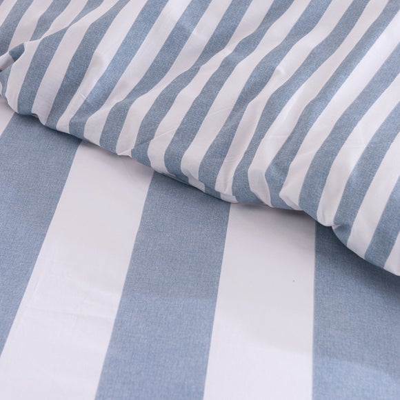 Kent Broad Stripe 100% Cotton Duvet Cover & Pillowcase Set 5