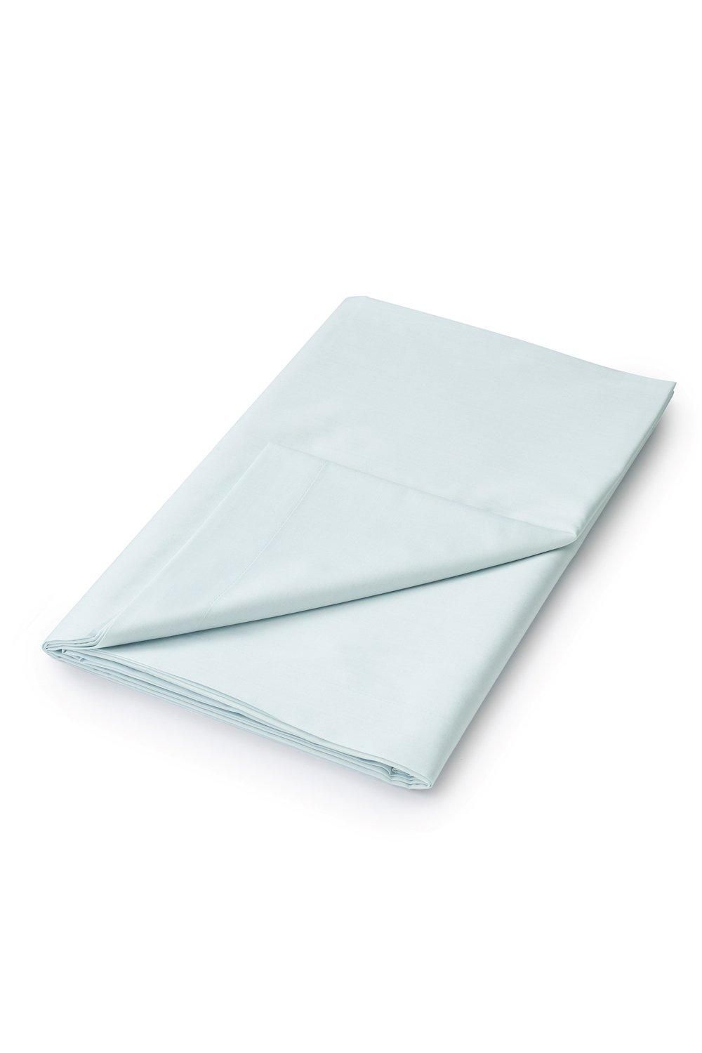 Helena Springfield 'Plain Dye' Polycotton Flat Sheet in Duck Egg Blue