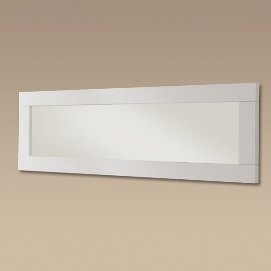 Garde Wall Mirror In White Gloss