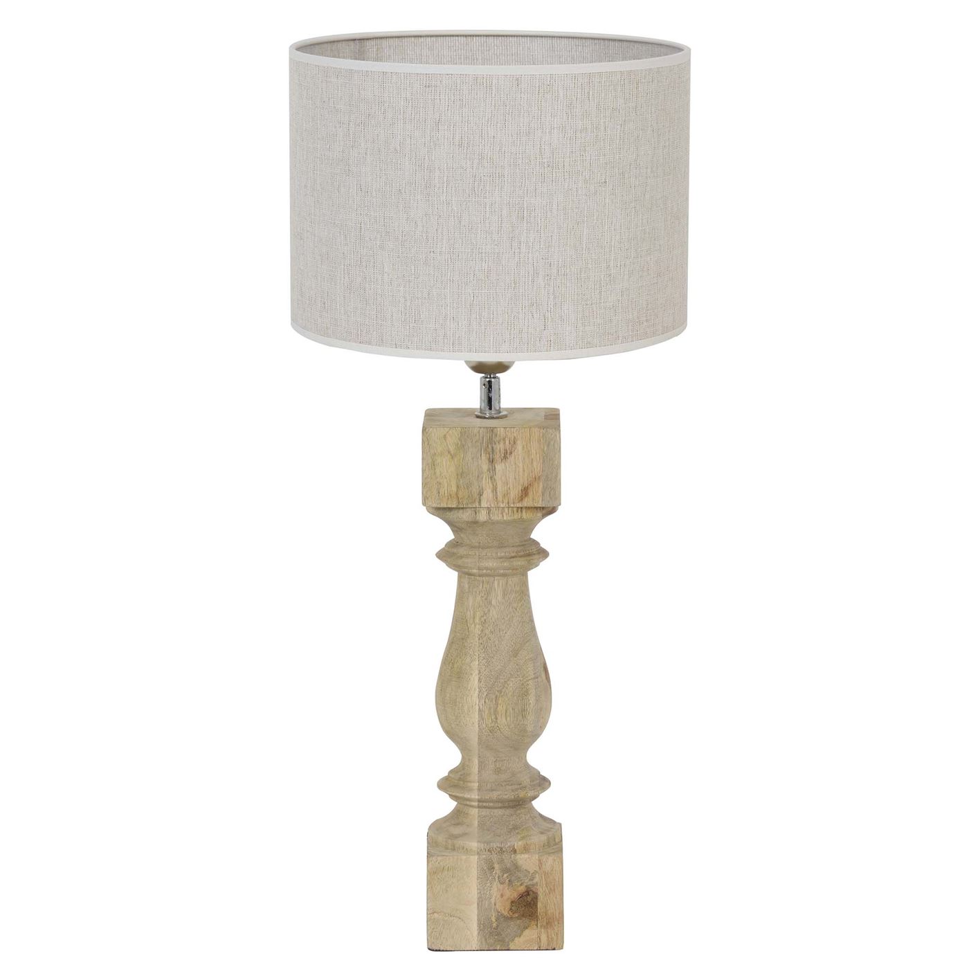 Natural Wood Table Lamp