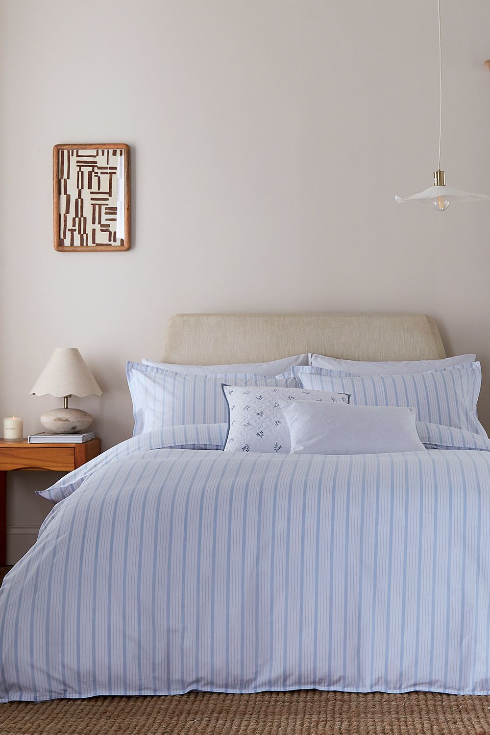 Murmur 'Juno' Cotton Duvet Cover Set in Blue