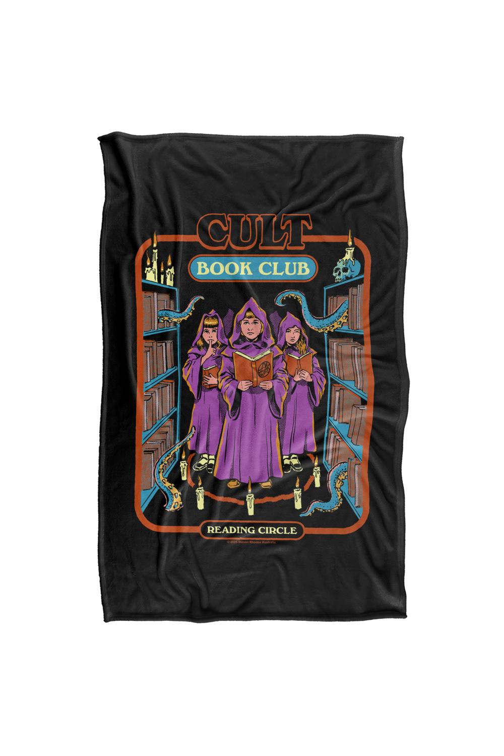 Steven Rhodes Cult Book Club Silky Touch Super Soft Throw Blanket