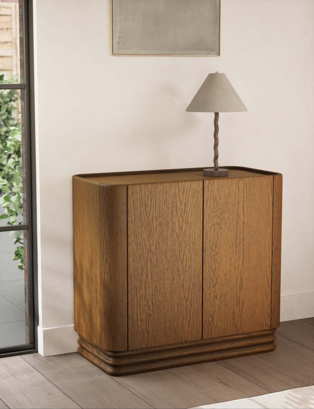 Gallery Direct Dempsey 2 Door Sideboard Natural Mix
