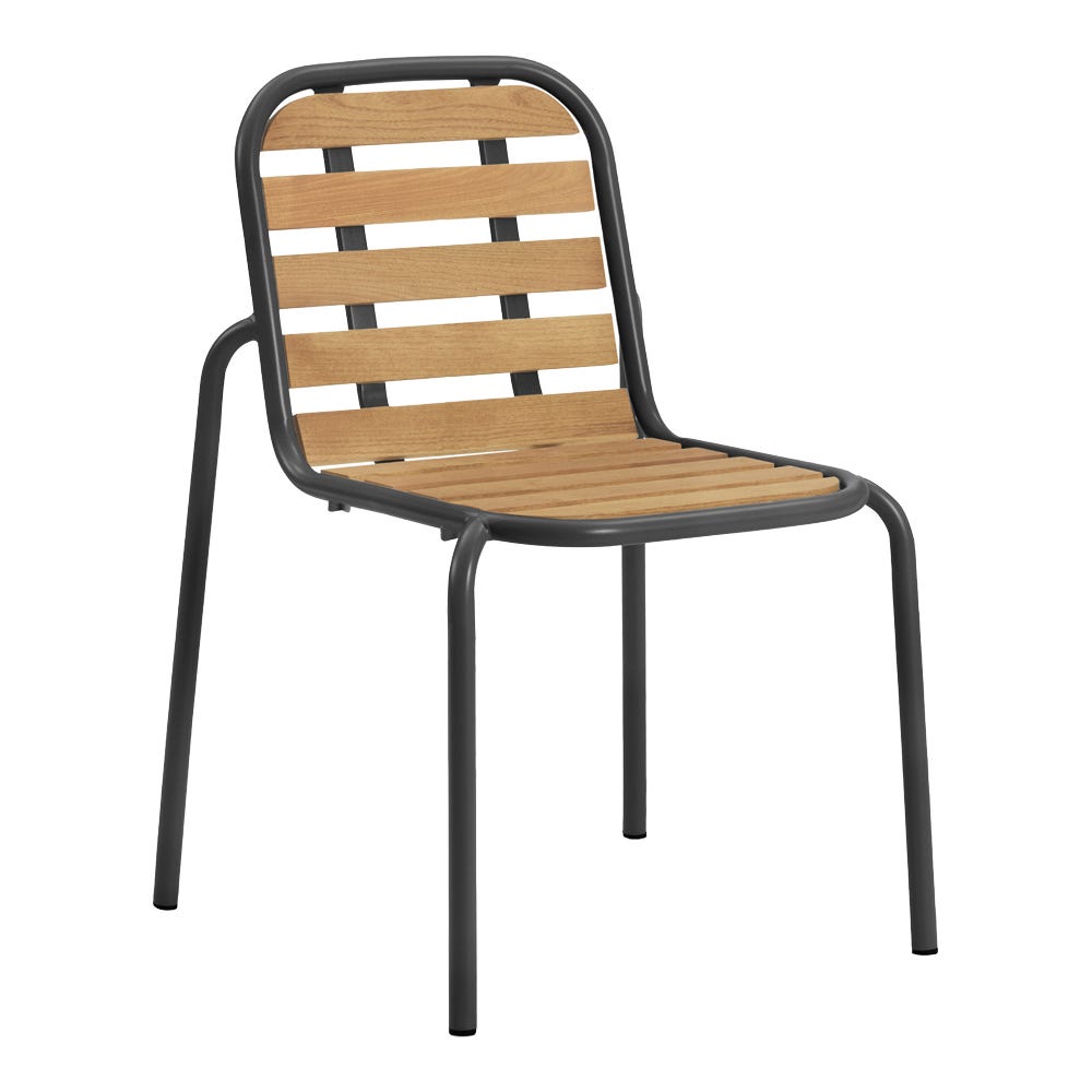 Normann Copenhagen Vig Outdoor Dining Chair in Black
