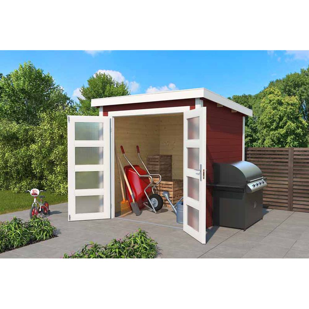 Lasita Maja Ltd Zambezi 1-Log Cabin, Garden Room, Home Office - L220xW224.6xH210.9 cm in Brown 4