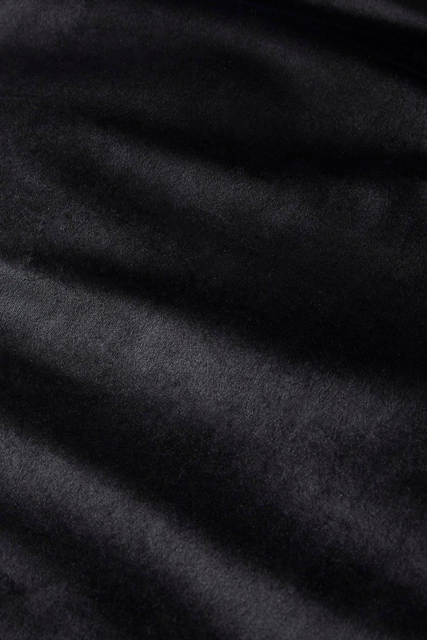 Laurence Llewelyn-Bowen 'Montrose' Luxury Velvet Duvet Cover Set in Black 2
