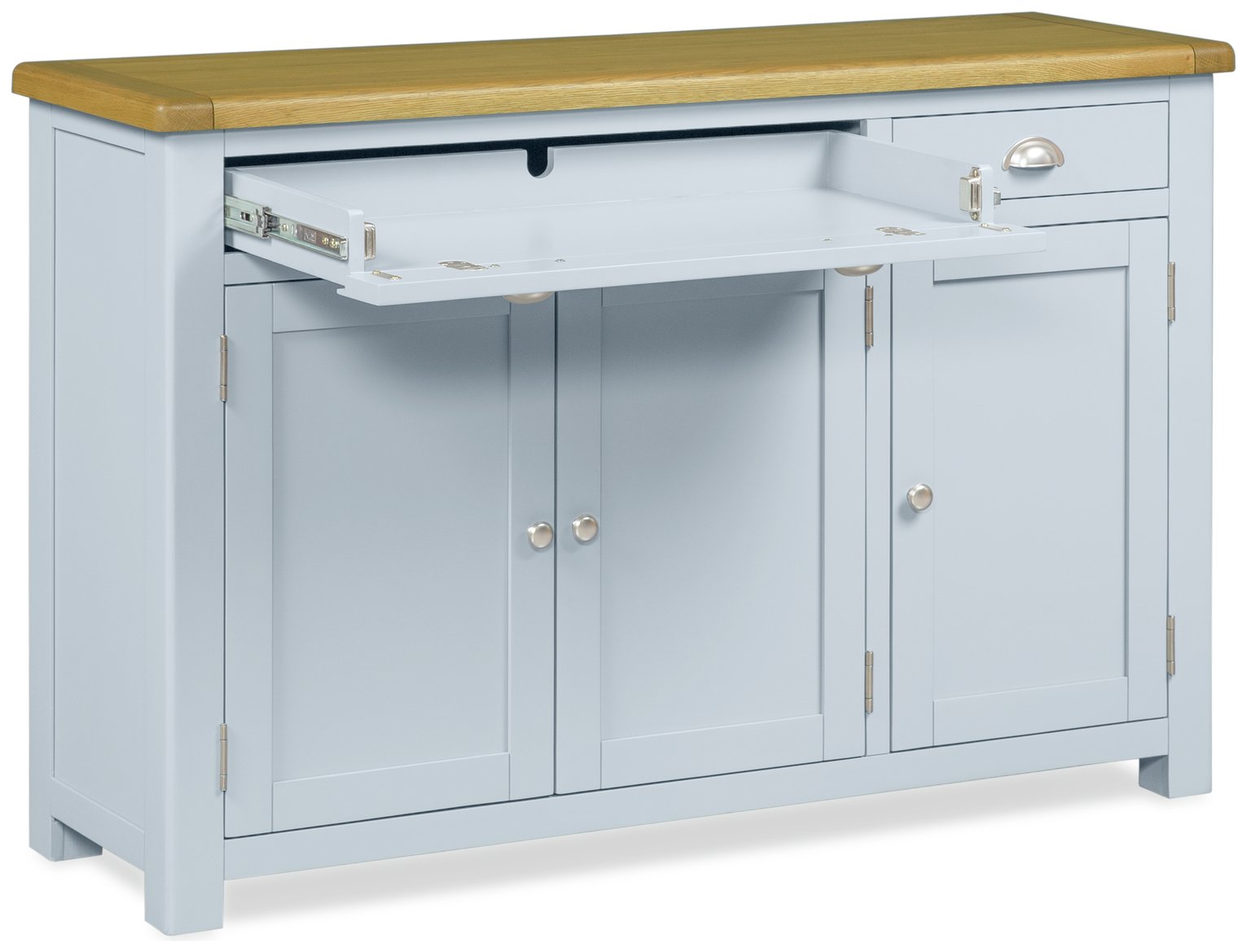 Habitat Kent 3 Door 2 Drawer Sideboard - Light Grey