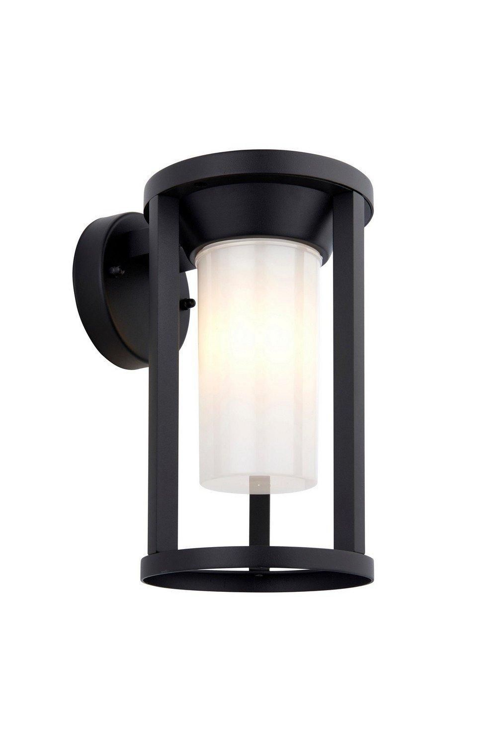 Netlighting Braden Modern Exterior Wall Light Textured Black IP44