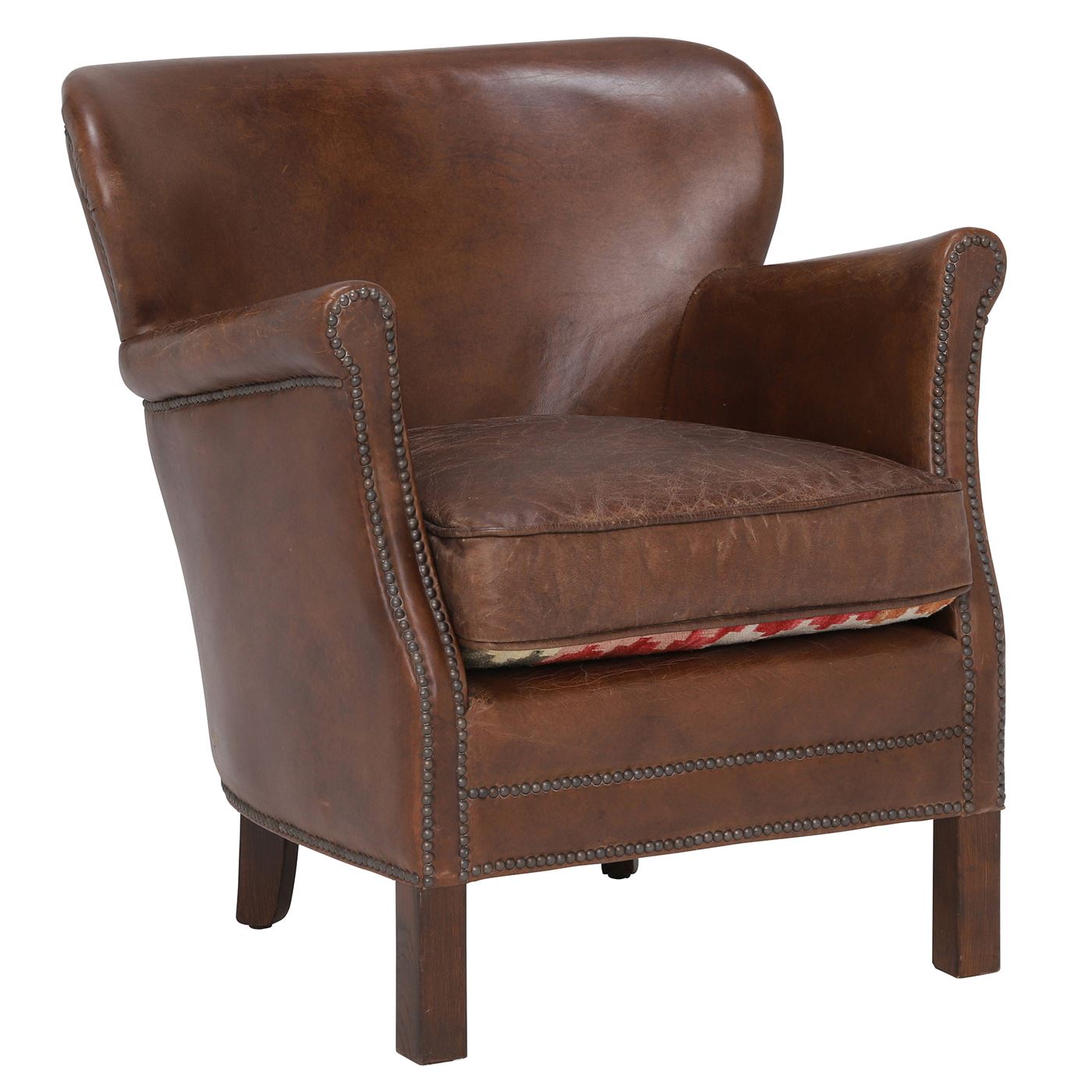 Cavendish Leather Armchair, Vintage Cigar