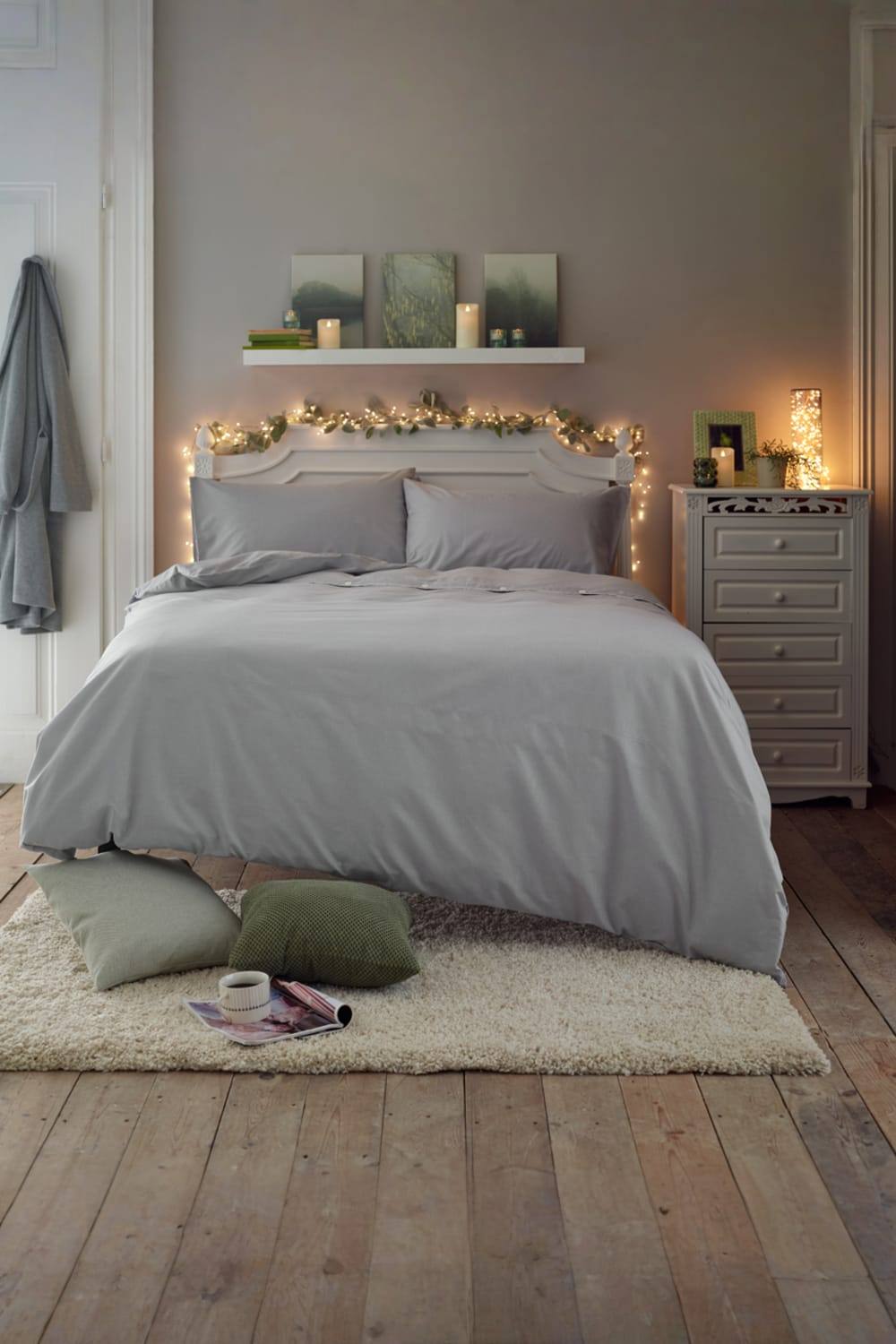 Deyongs Southwick Melange Look Housewife Pillowcase Pair - Smooth & Soft | 1846 in Grey
