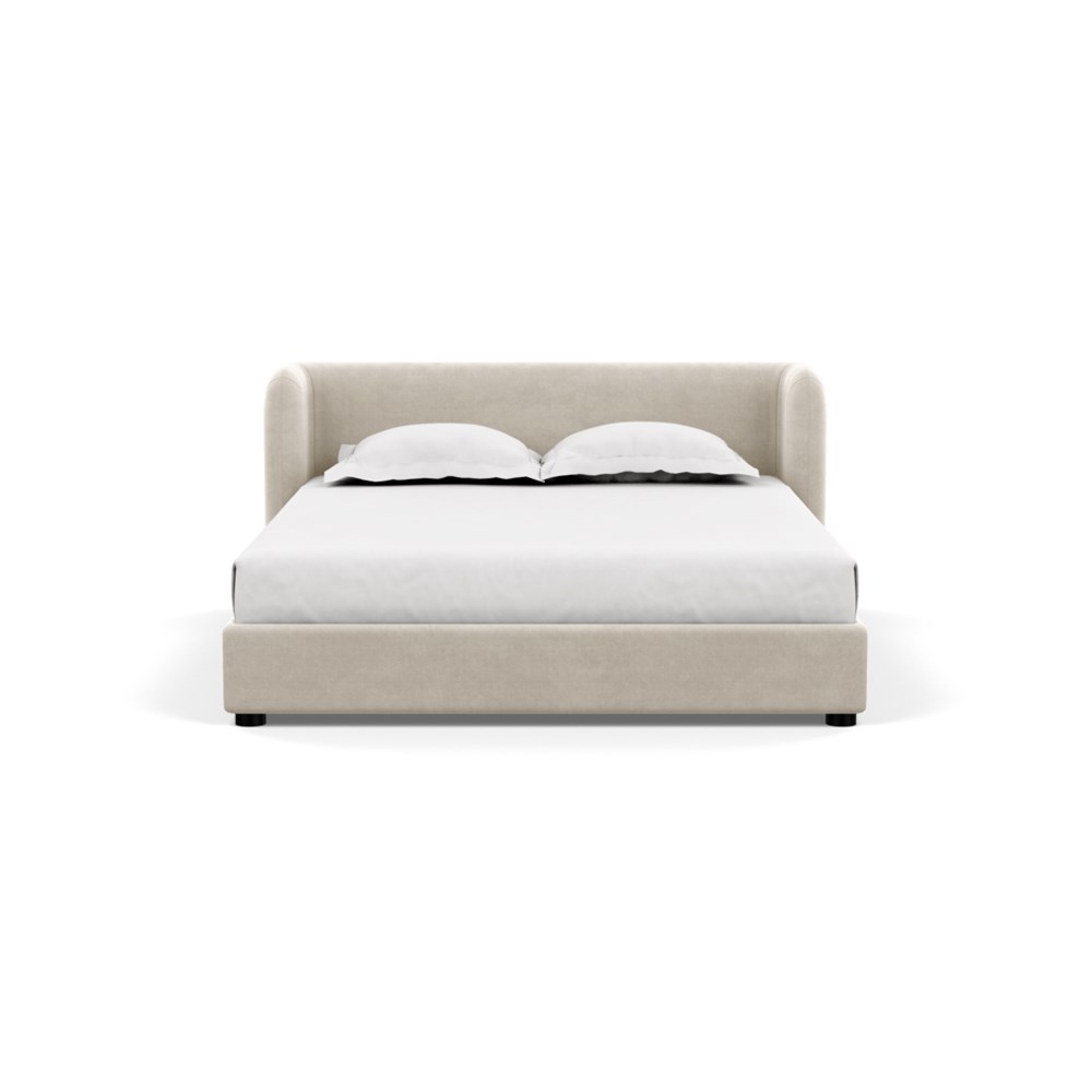 Heal's Group Bed King Linen Hessian