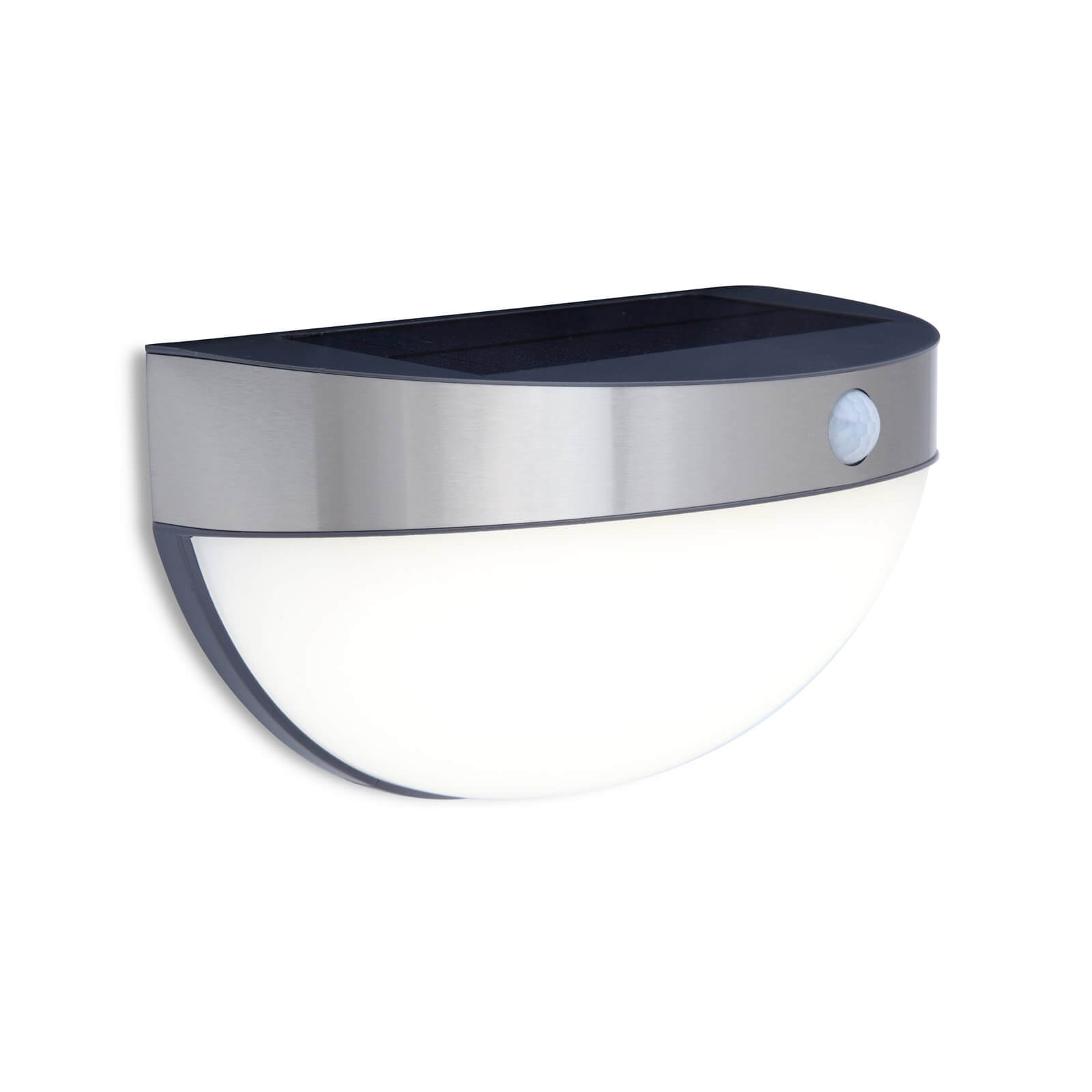 Lutec Bubble Solar LED Outdoor Wall Light With PIR Motion Sensor