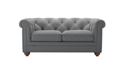 Patrick 2 Seat Sofabed in Shadow Brushed Linen Cotton - sofa.com