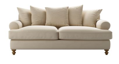 Teddy 3 Seat Sofabed in Moon Smart Cotton - sofa.com