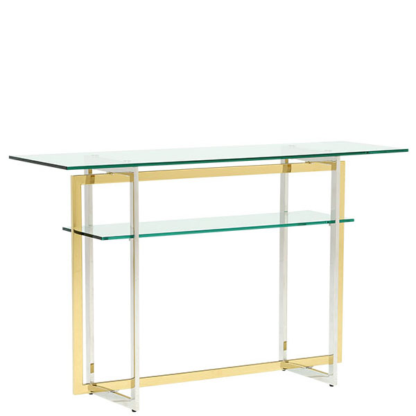 Escher Glass Console Table