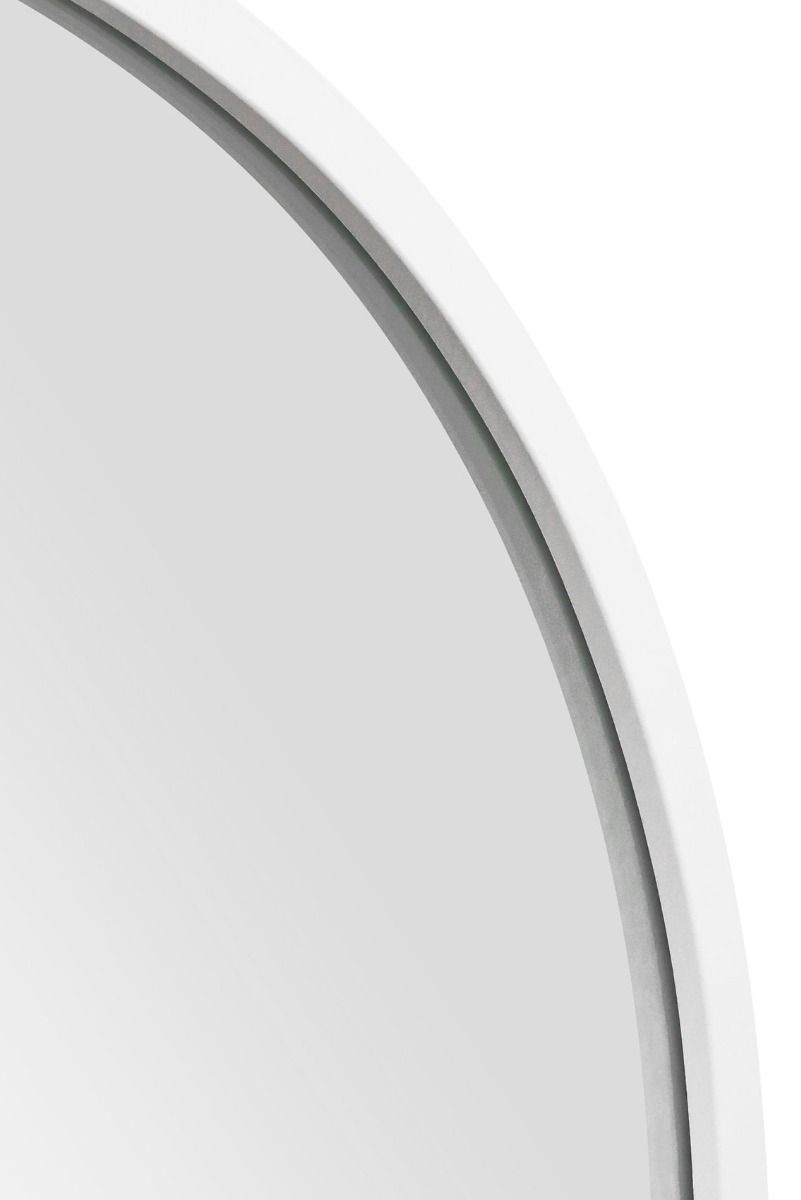 MirrorOutlet White Metal Framed Arched Garden Wall Mirror 39" X 27" (100CM X 70CM) 4
