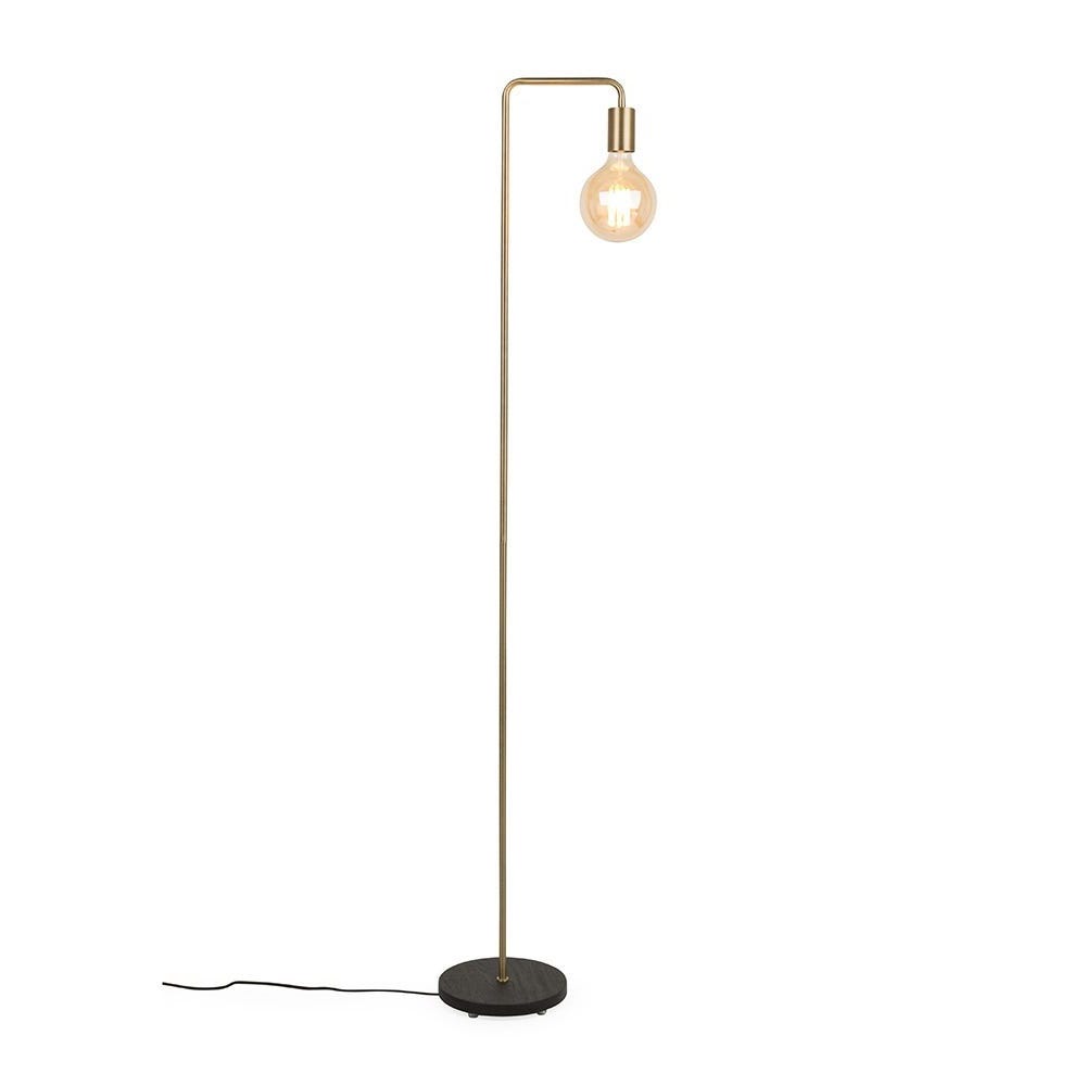 Heal's Junction Floor Lamp Walnut Base Brass 3