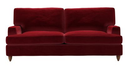 Isla 2.5 Seat Sofabed in Claret Cotton Matt Velvet - sofa.com