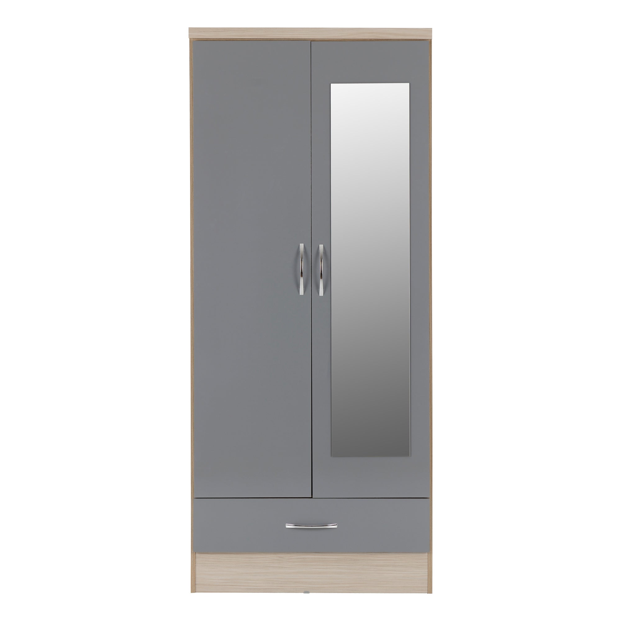 Nevada Double 1 Drawer Wardrobe