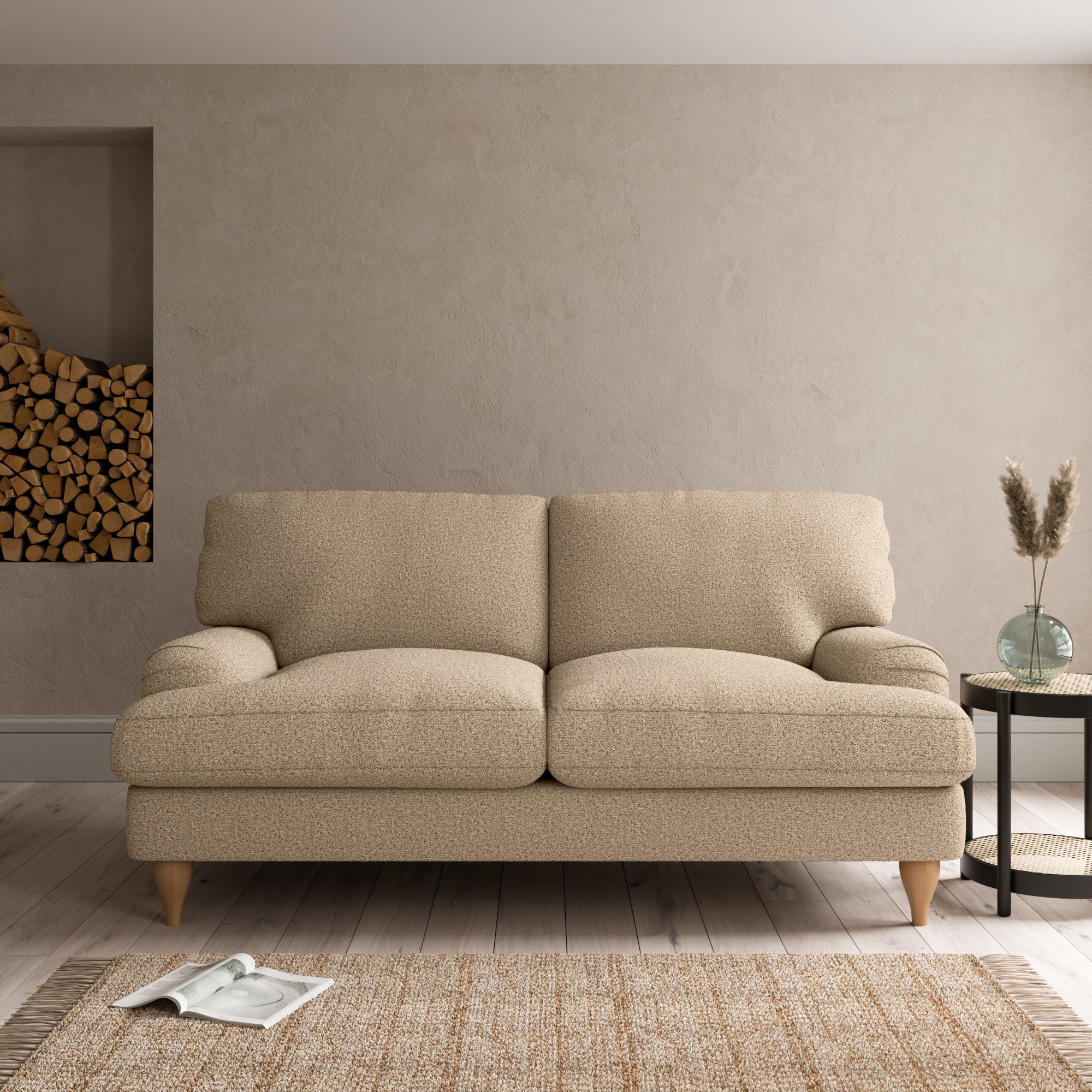 Darwin Cosy Marl 2 Seater Sofa Cosy Marl Camel