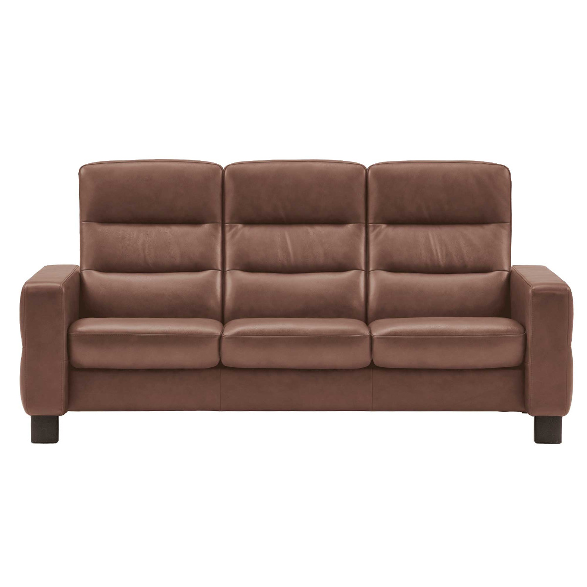 Stressless Wave High Back 3 Seater Sofa, Leather