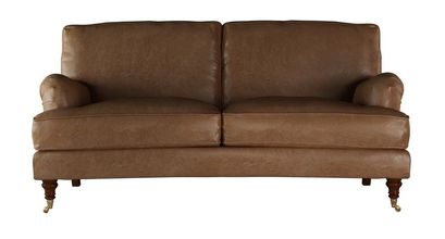 Bluebell 2.5 Seat Sofa Bed in Tan Vintage Leather - sofa.com