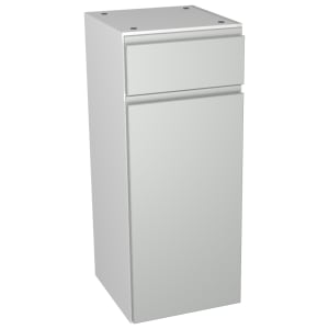 Wickes Hertford Gloss Grey Drawerline Storage Unit - 300 x 735mm
