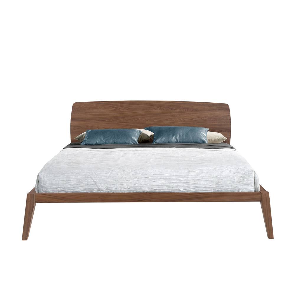 Angel Cerda Walnut Veneer Double Bed Model (160x200 cm) 2