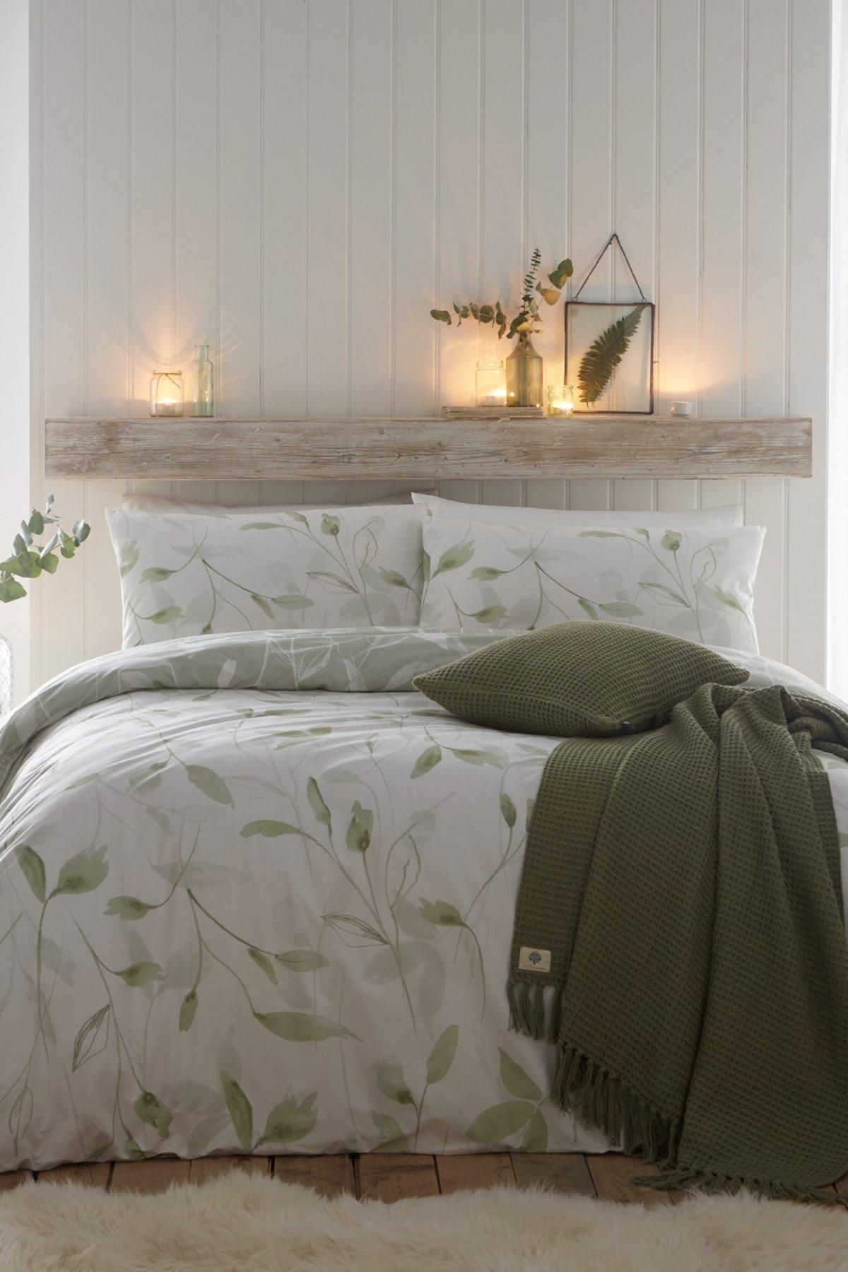 Drift Home 'Eliza' Duvet Cover Set in Green