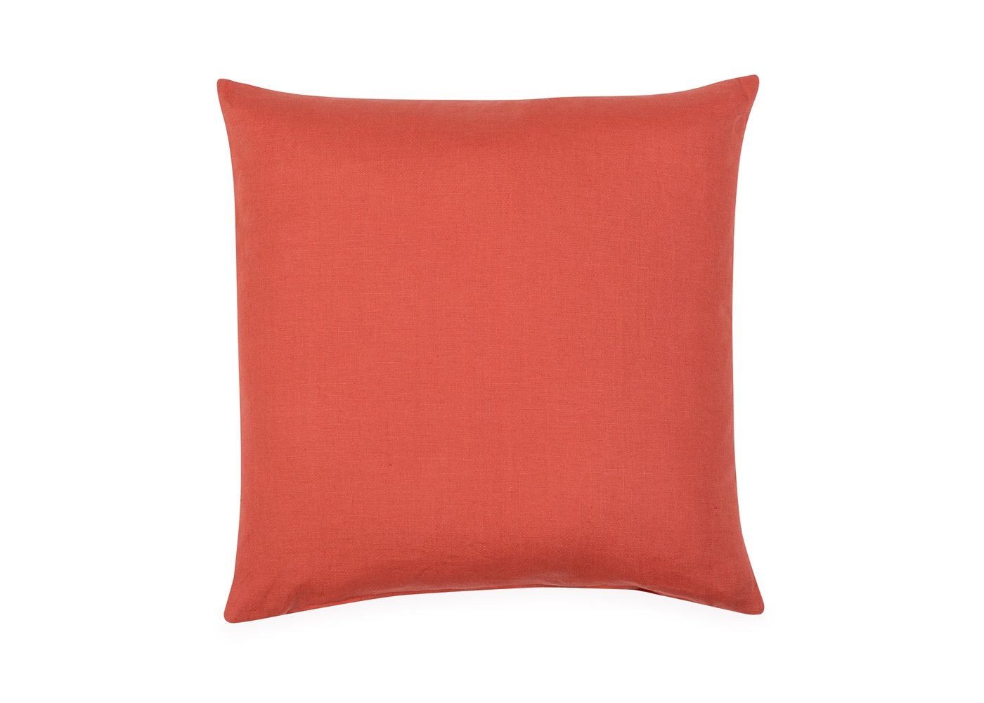 Heal's Linen Cushion Terracotta 60 x 60cm