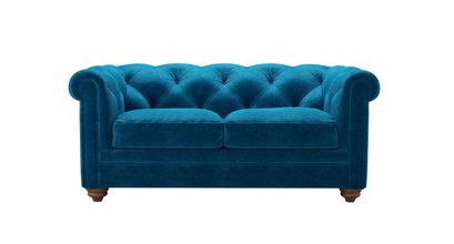 Patrick 2 Seat Sofabed in Scuba Smart Velvet - sofa.com