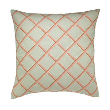 55x55cm Scatter Cushion in Sunset Lattice - sofa.com