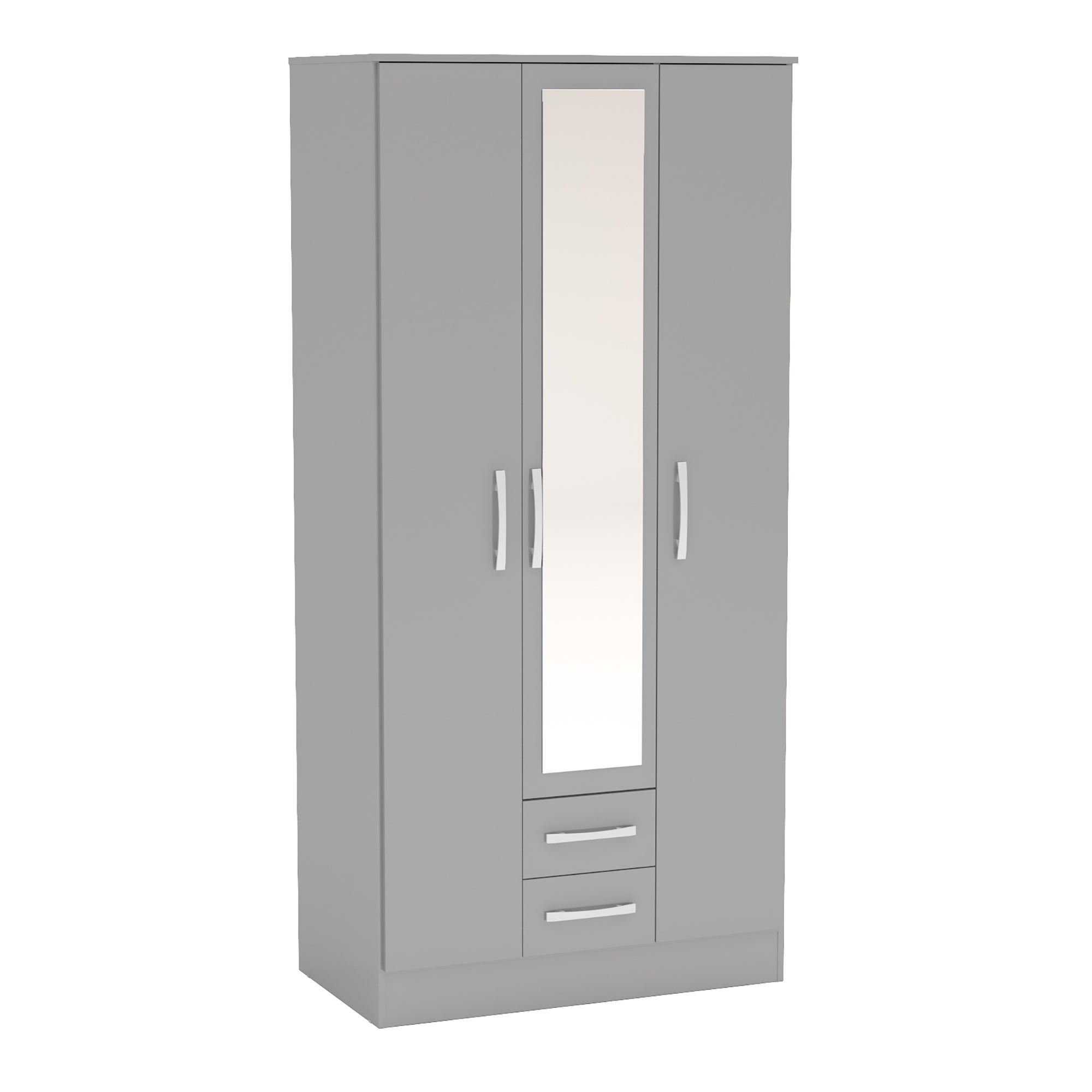 Lynx Triple Wardrobe, Mirrored