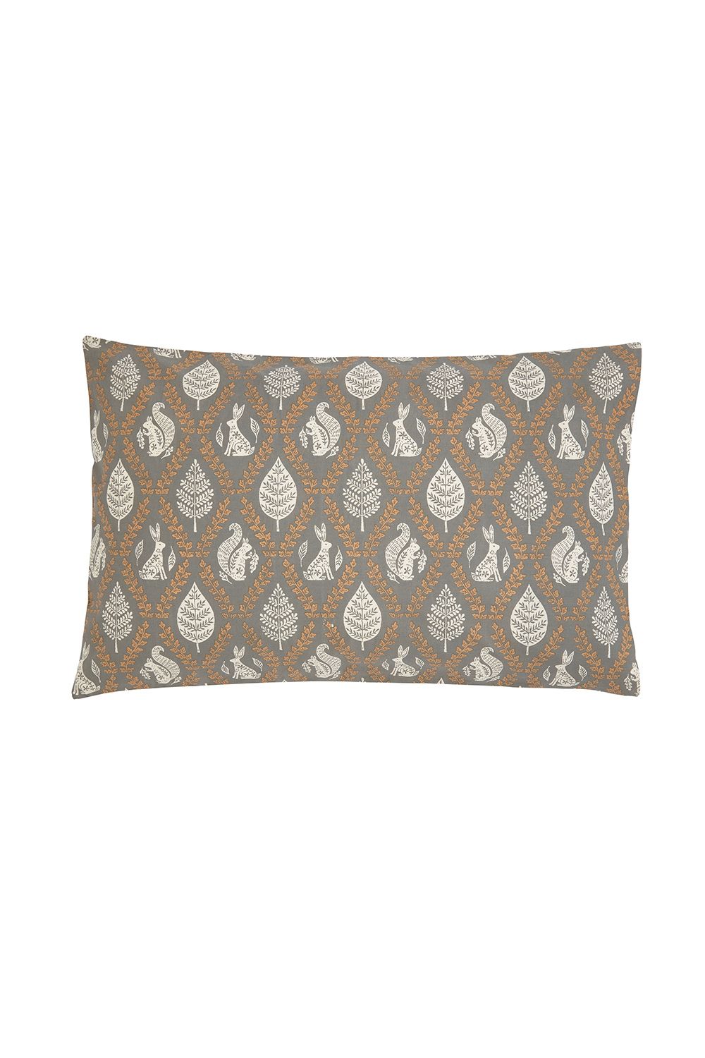 Helena Springfield 'Woodland Trellis' Cotton Duvet Cover Set in Grey 3