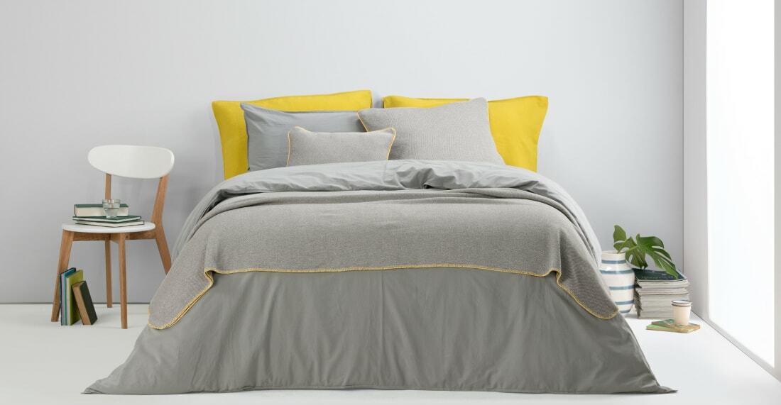 Malone 150 x 200cm 100% Cotton Throw, Slate Grey