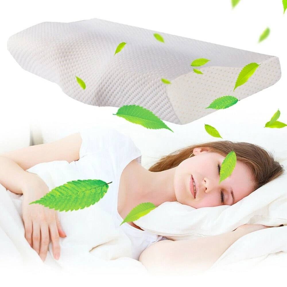 SPETLEK Slow Rebound Memory Foam Cervical Pillow in White