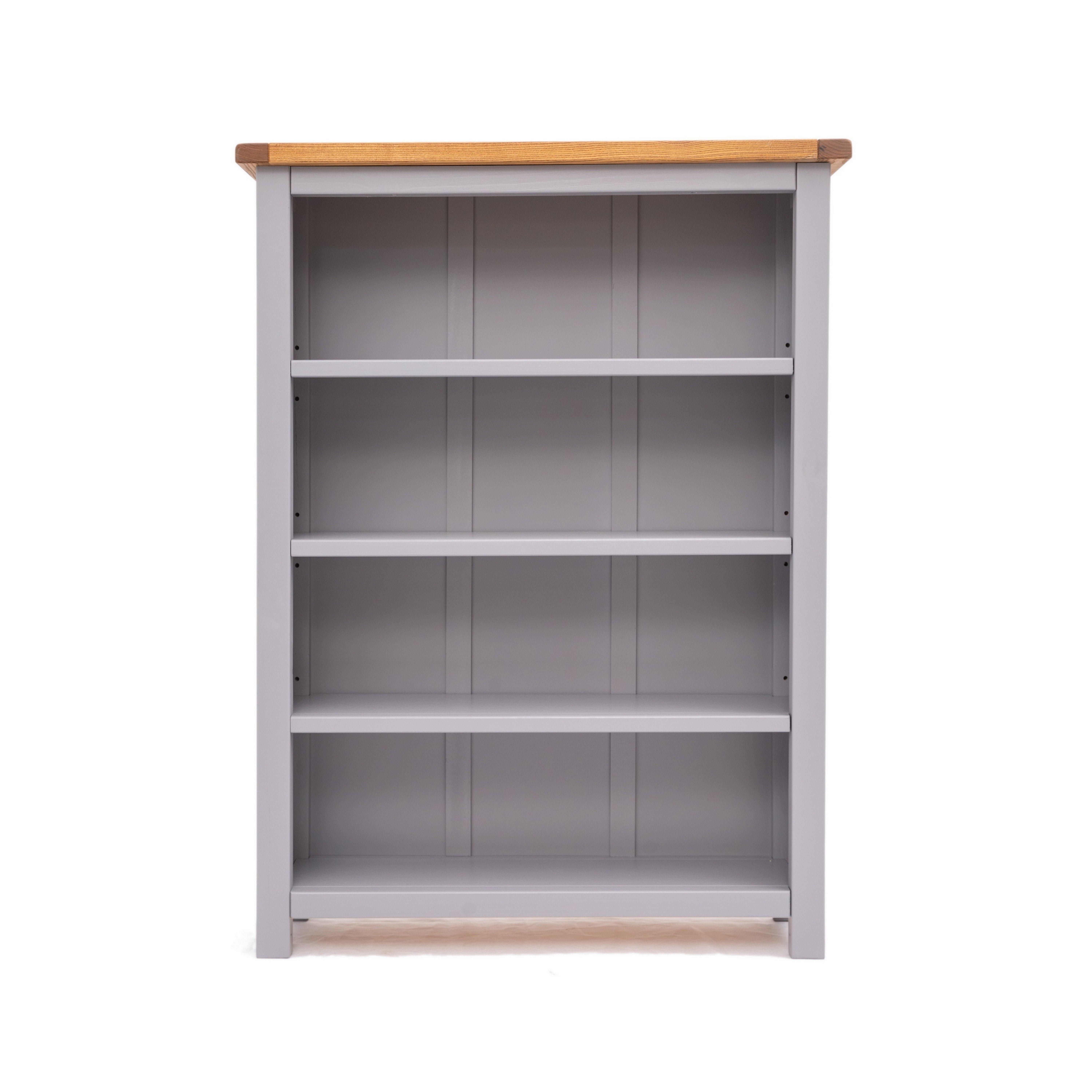 Cabinet Bits Bookcase 120x90x25cm in Grey