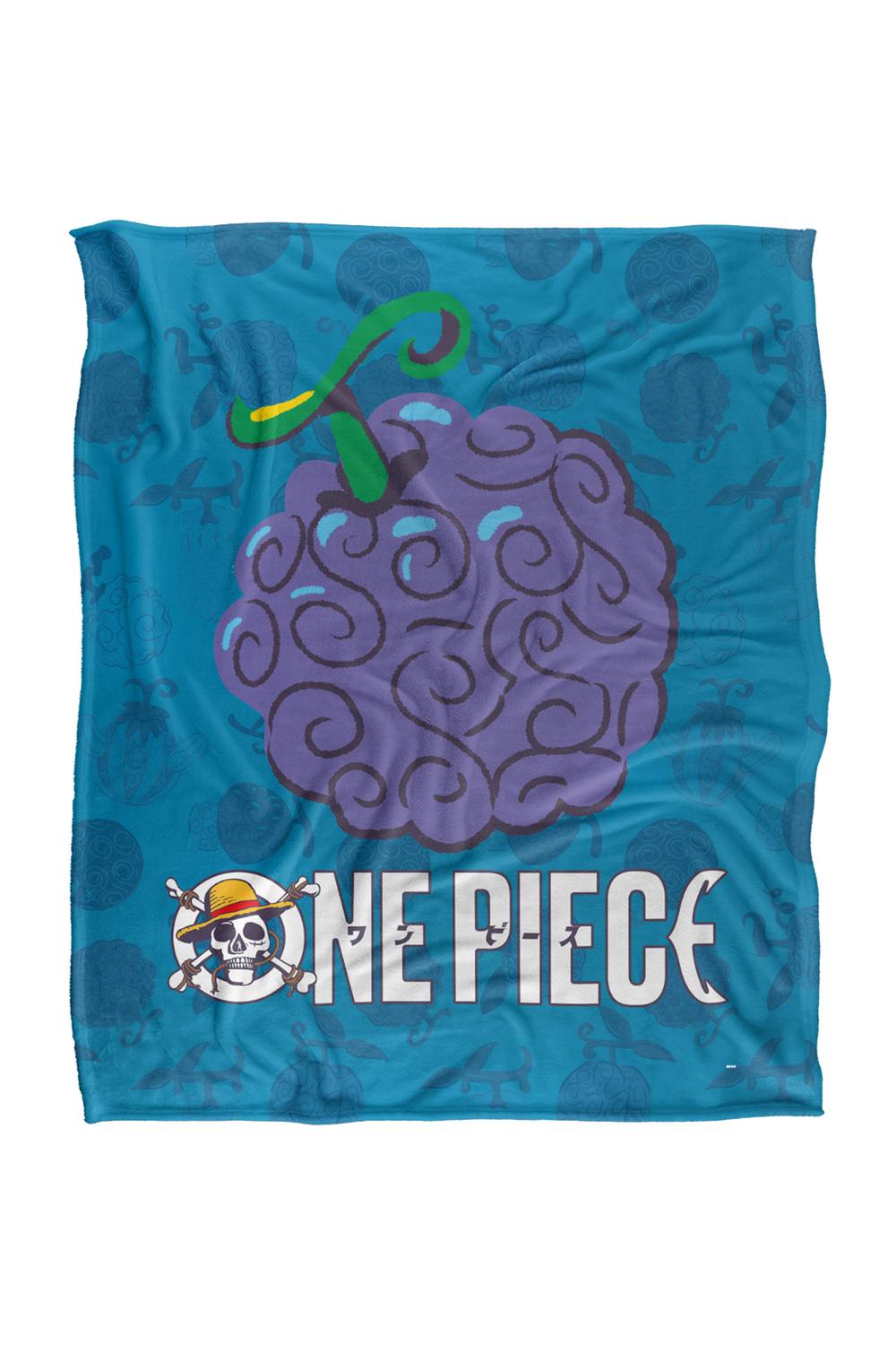 One Piece Gumgum Fruit Silky Touch Soft Throw Blanket 152 X 127 Cm