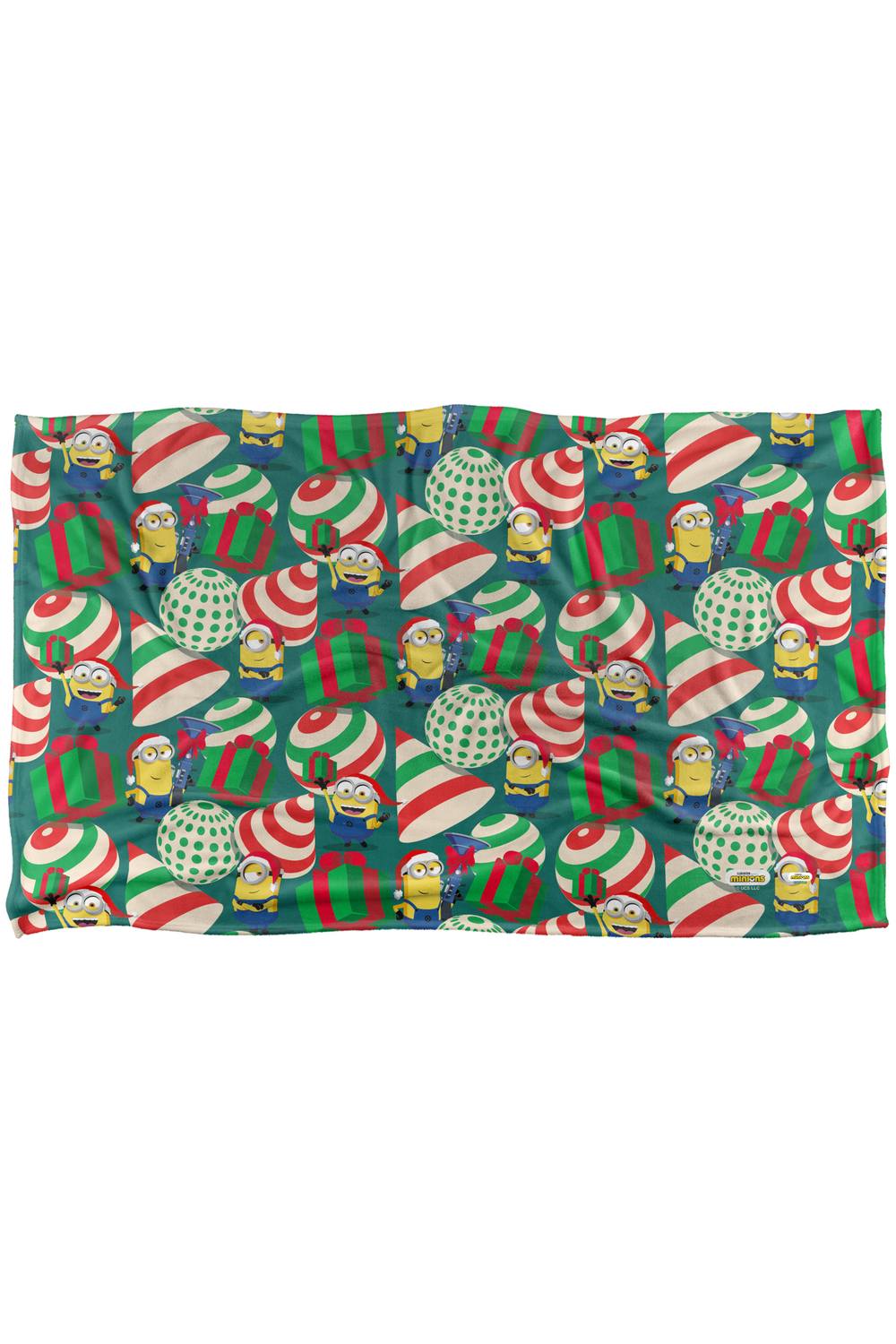 NBCU Minions Shape Christmas Pattern Silky Touch Super Soft Throw Blanket