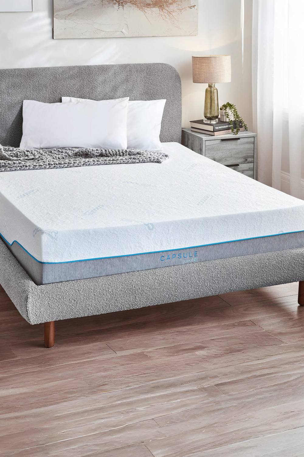 Julian Bowen Capsule Cool Spring Mattress with Cooling Gel in White