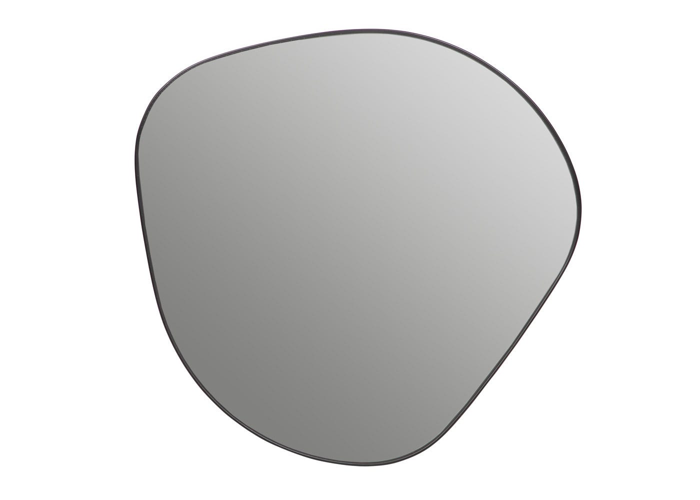 Heal's Fine Edge Mirror Organic Smoke Black Medium