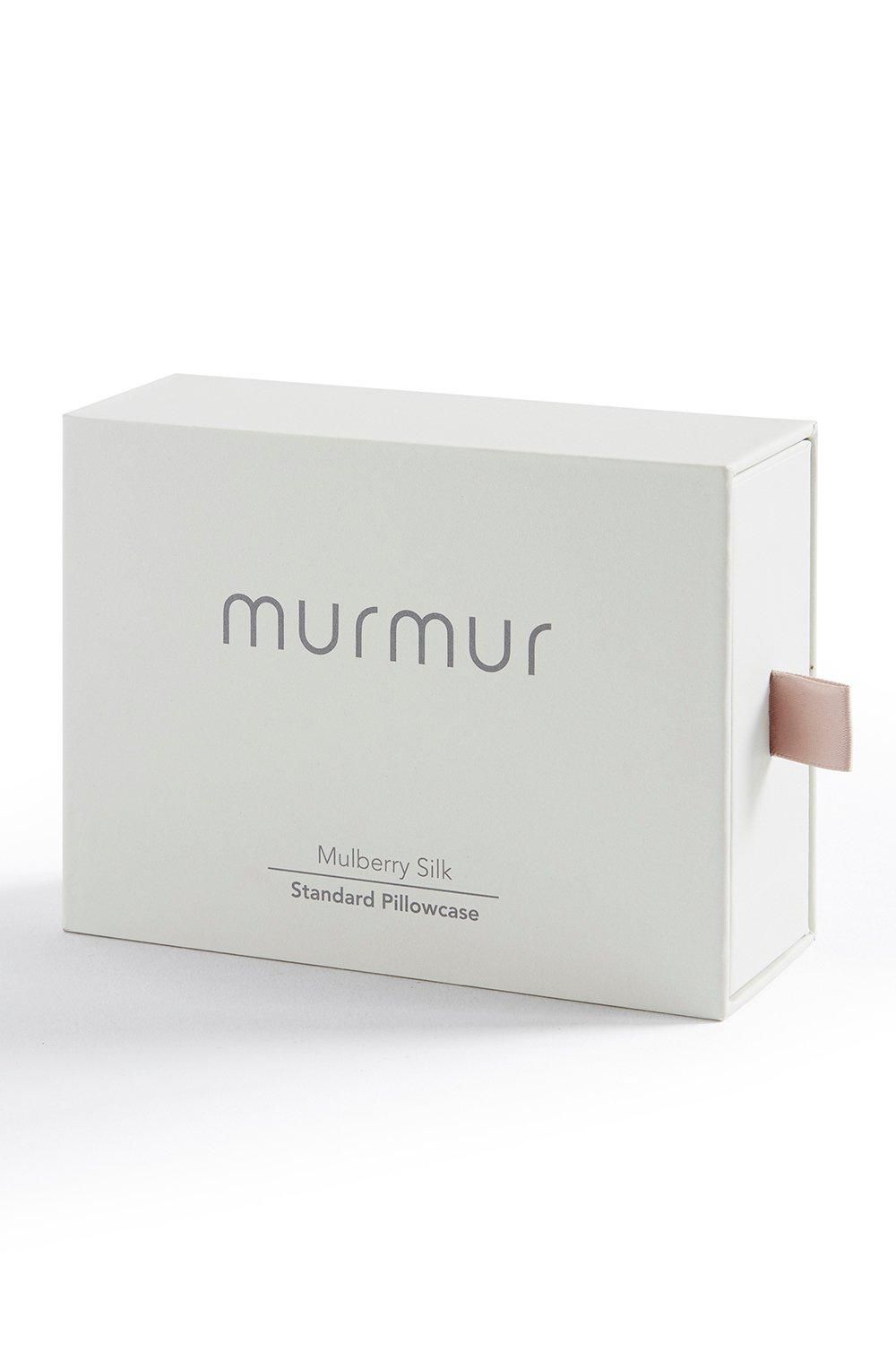 Murmur ' ' Silk Pillowcase in Grey 4