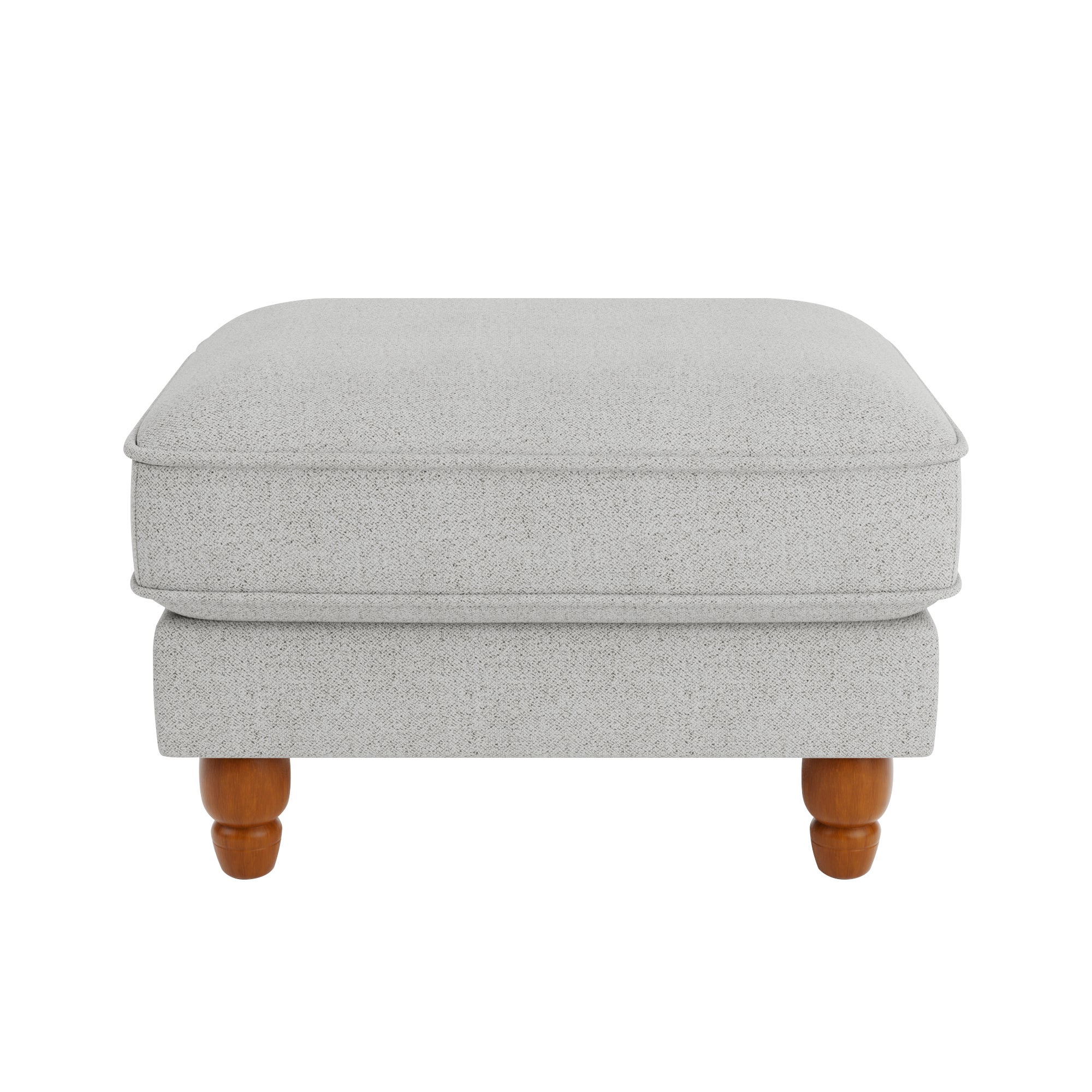 Beatrice Boucle Footstool Grey